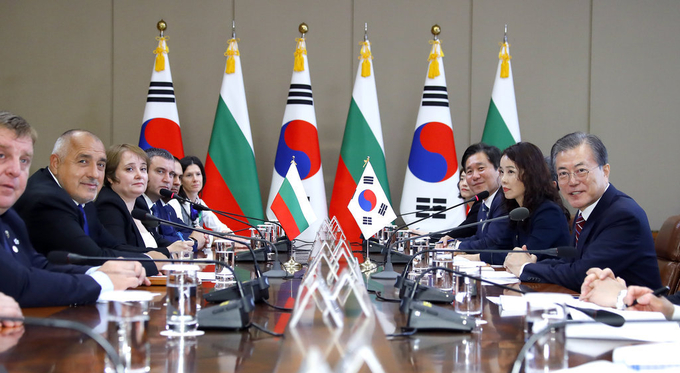 한-불가리아 정상회담 / 사진=외교부