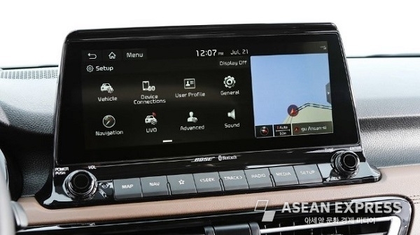 모트렉스 AVNT(Audio Video Navigation Telematics) 제품 . 사진=모트렉스