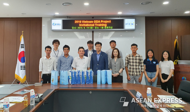 2019년 8월 베트남 측과 회의 중인 FIRA 모습 (사진=한국수산자원공단)
