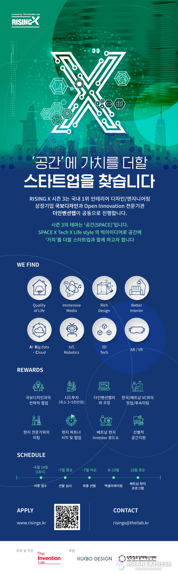 라이징 엑스 포스터 (사진=인천창조경제혁신센터)