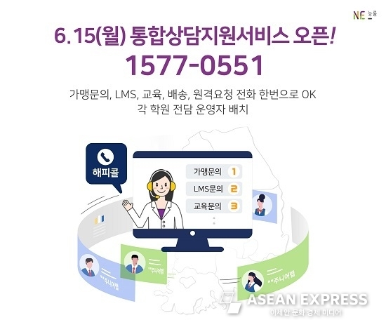 주니어랩 CTI(통합 상담 지원 시스템). 이미지=NE능률
