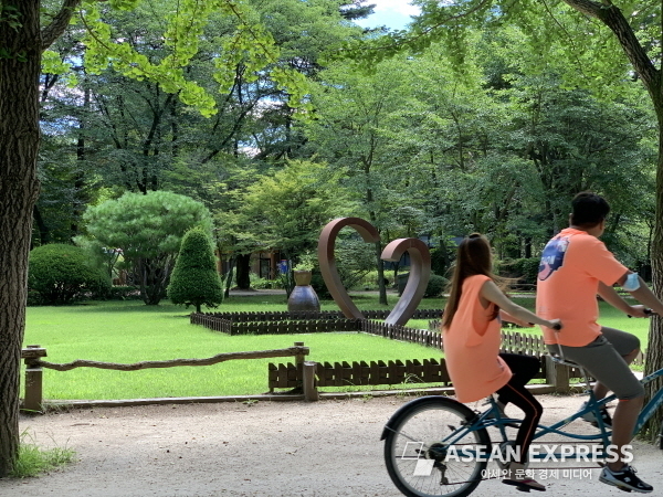 배용준 주인공의 '겨울동화' 촬영지로 유명한 남이섬. 사진=남이섬