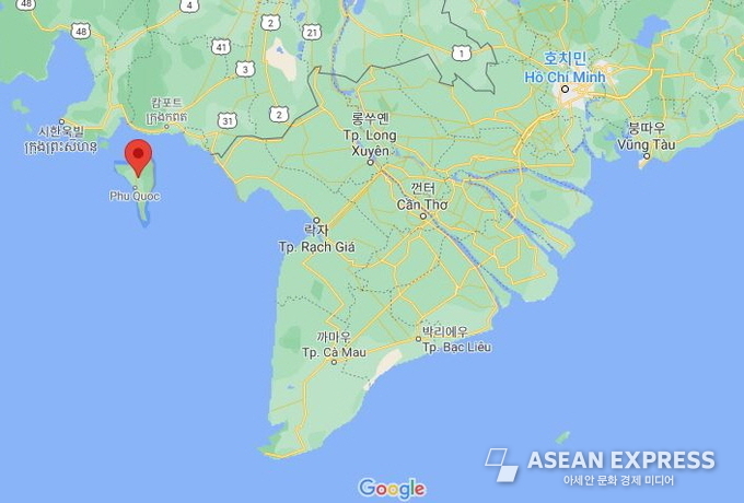 푸꾸옥섬. 사진=구글지도