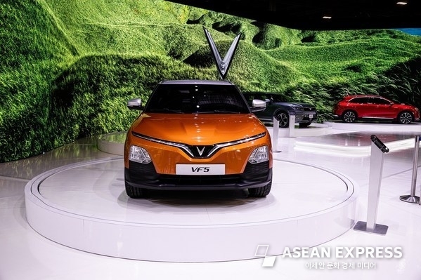 CES 2022에서 공개된 베트남 자동차회사 빈패스트 전기차. 사진=빈패스트