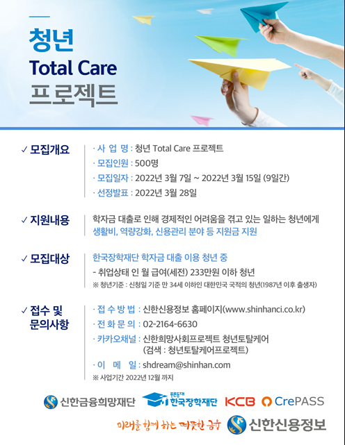 청년토탈케어 프로젝트 / 사진=신한금융희망재단 제공