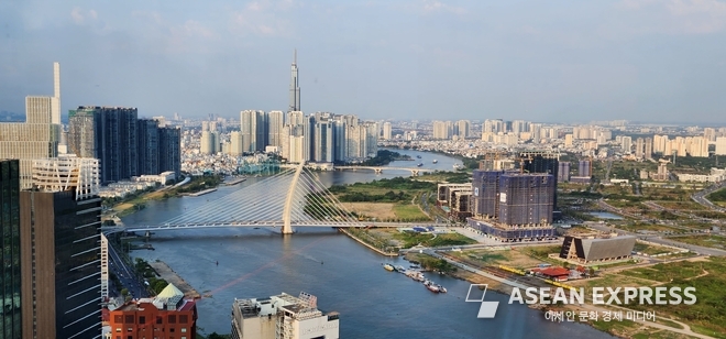 베트남 호치민 사이공강 풍경. 사진=박명기