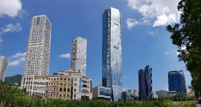 부산국제금융센터 일대 전경. / 사진=부산시청 제공