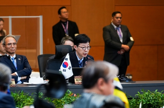 박윤주 외교부 제1차관이 제26차 아세안+3(한·일·중) 외교장관회의에 참석했다. 사진=외교부