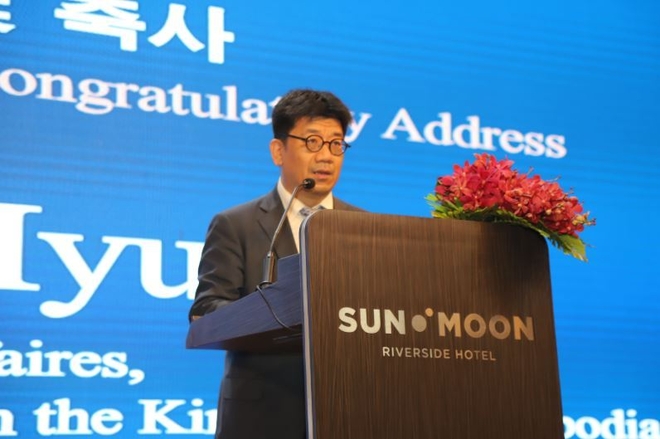 김현수 주캄보디아 한국대사관 대사대리. 사진=뉴스브리핑, MLVT