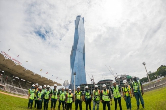 세계 두 번째 높은 빌딩...말레이시아 메르데카 118타워 내년 완공
