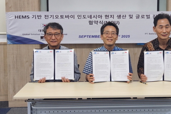 한국 첨단배터리, 인도네시아 '전기오토바이' 타고 고속질주 시동
