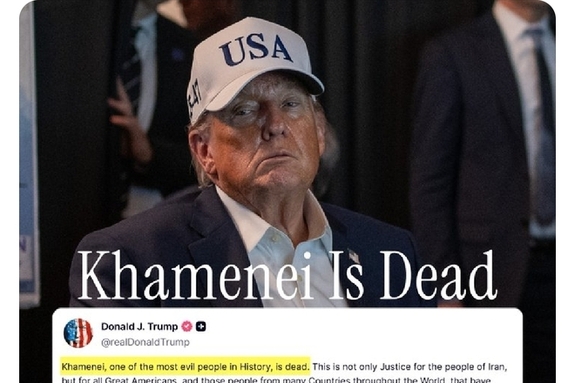 트럼프, “하메네이 사망” 공식 발표...“이란 국민을 위한 정의”